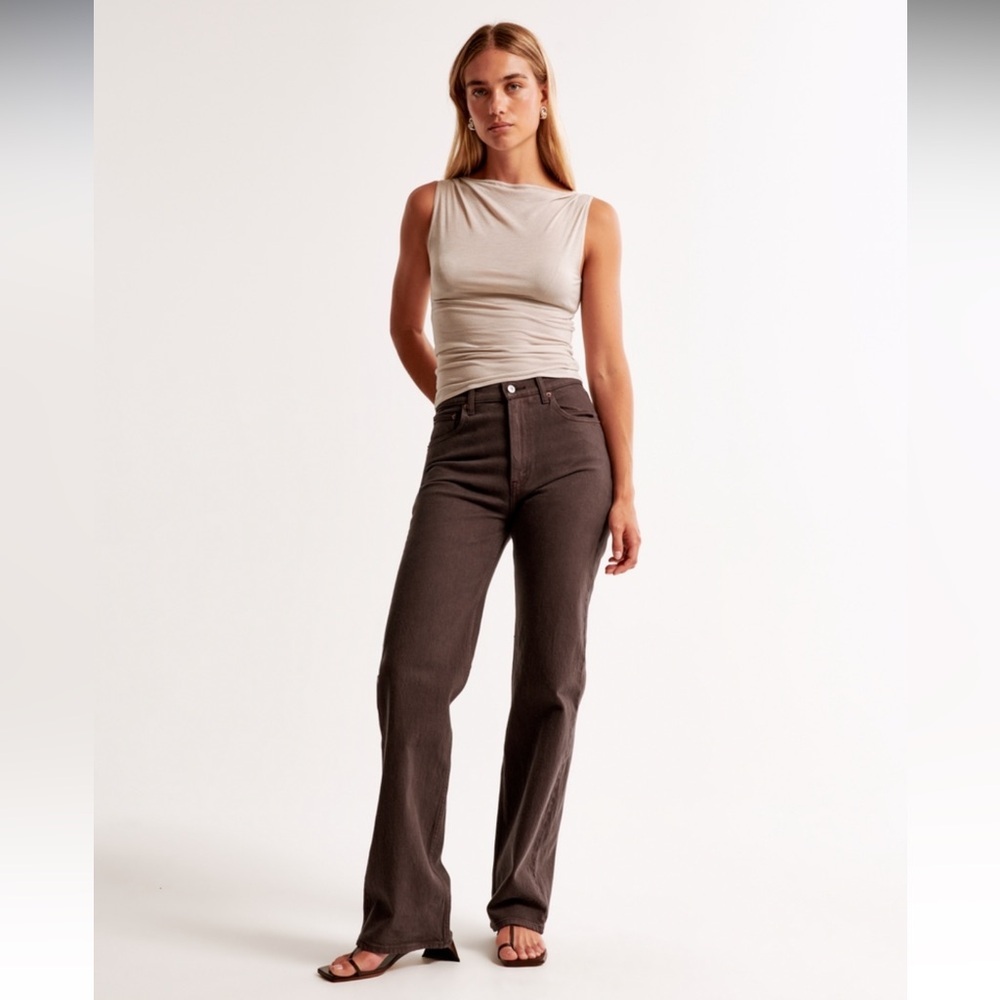 Abercrombie & Fitch Women's 90s high rise jeans